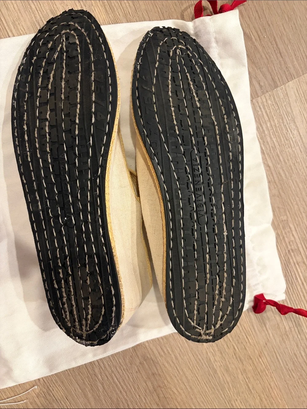 Vibi Venezia Mary Jane Linen Espadrilles in Beige